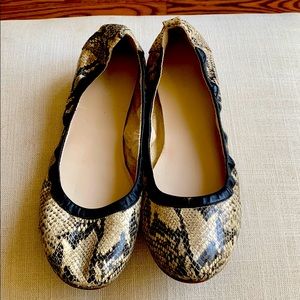 Cole Haan Snake Skin Flats